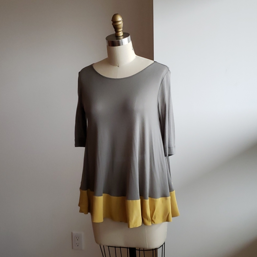 Theory Colorblock Swing Top